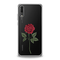 Lex Altern TPU Silicone Huawei Honor Case Red Printed Rose