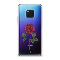 Lex Altern TPU Silicone Huawei Honor Case Red Printed Rose