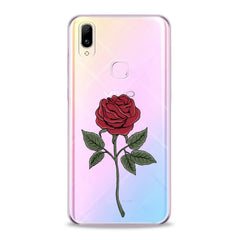 Lex Altern Red Printed Rose Vivo Case