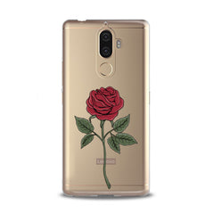 Lex Altern Red Printed Rose Lenovo Case