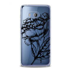 Lex Altern TPU Silicone HTC Case Graphical Peony Theme