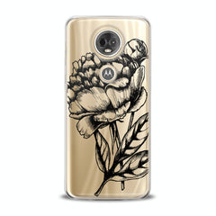 Lex Altern TPU Silicone Motorola Case Graphical Peony Theme