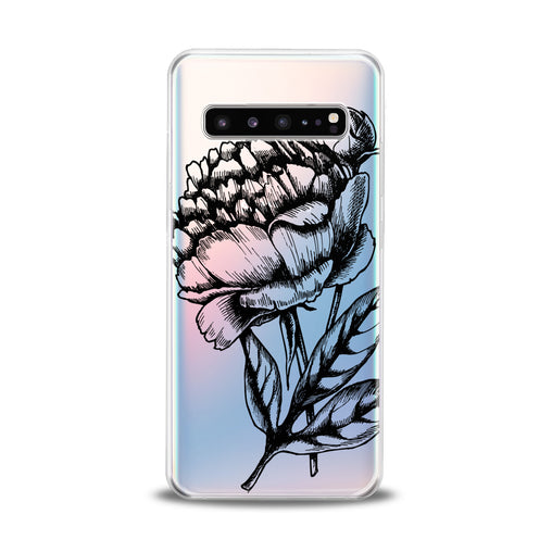 Lex Altern Graphical Peony Theme Samsung Galaxy Case