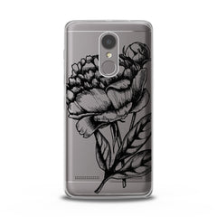 Lex Altern TPU Silicone Lenovo Case Graphical Peony Theme