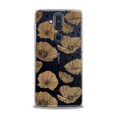 Lex Altern TPU Silicone Nokia Case Contoured Poppies