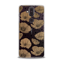 Lex Altern TPU Silicone Nokia Case Contoured Poppies