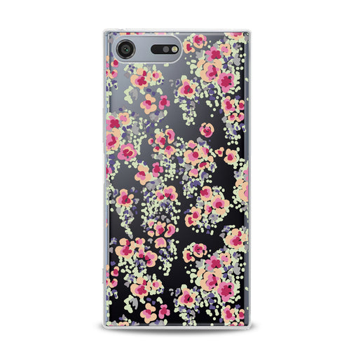 Lex Altern Cute Painted Flowers Sony Xperia Case