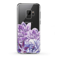 Lex Altern TPU Silicone Samsung Galaxy Case Awesome Purple Flowers