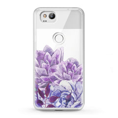 Lex Altern TPU Silicone Google Pixel Case Awesome Purple Flowers