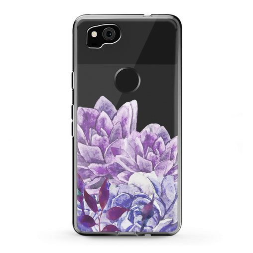 Lex Altern Google Pixel Case Awesome Purple Flowers