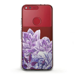 Lex Altern TPU Silicone Google Pixel Case Awesome Purple Flowers