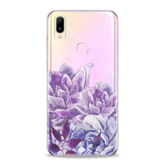 Lex Altern TPU Silicone VIVO Case Awesome Purple Flowers