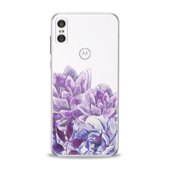 Lex Altern TPU Silicone Motorola Case Awesome Purple Flowers