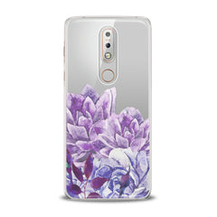 Lex Altern TPU Silicone Nokia Case Awesome Purple Flowers