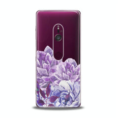 Lex Altern TPU Silicone Sony Xperia Case Awesome Purple Flowers