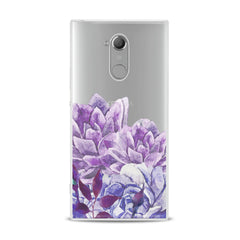 Lex Altern TPU Silicone Sony Xperia Case Awesome Purple Flowers