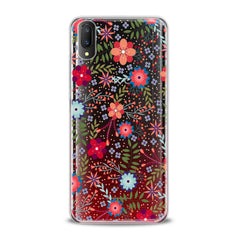 Lex Altern TPU Silicone VIVO Case Colorful Floral Pattern