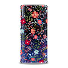 Lex Altern TPU Silicone VIVO Case Colorful Floral Pattern