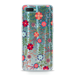 Lex Altern TPU Silicone Oppo Case Colorful Floral Pattern