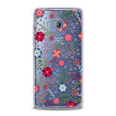 Lex Altern TPU Silicone HTC Case Colorful Floral Pattern