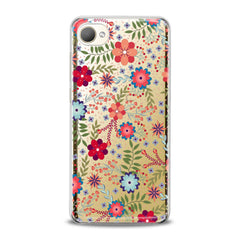 Lex Altern TPU Silicone HTC Case Colorful Floral Pattern