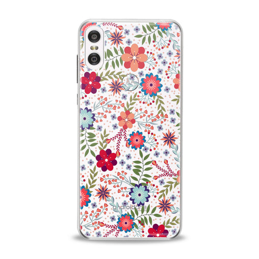 Lex Altern Colorful Floral Pattern Motorola Case