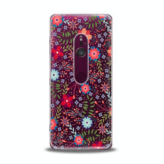 Lex Altern TPU Silicone Sony Xperia Case Colorful Floral Pattern