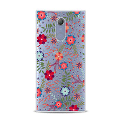 Lex Altern TPU Silicone Sony Xperia Case Colorful Floral Pattern