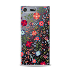 Lex Altern TPU Silicone Sony Xperia Case Colorful Floral Pattern