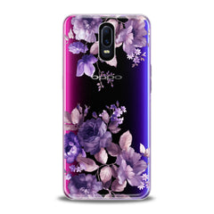 Lex Altern TPU Silicone Oppo Case Amazing Purple Plants