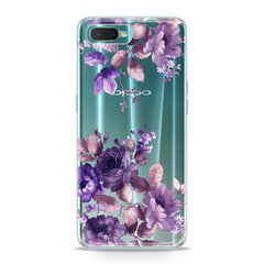 Lex Altern TPU Silicone Oppo Case Amazing Purple Plants