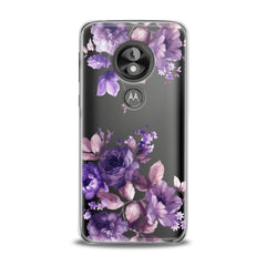 Lex Altern TPU Silicone Motorola Case Amazing Purple Plants