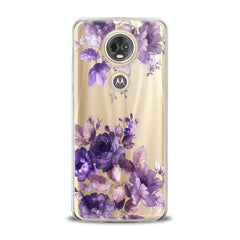 Lex Altern TPU Silicone Motorola Case Amazing Purple Plants