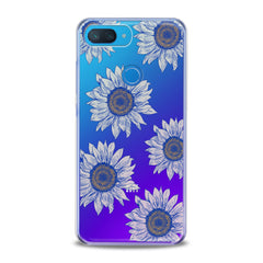 Lex Altern TPU Silicone Xiaomi Redmi Mi Case Painted Blue Sunflowers