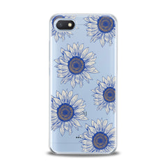 Lex Altern TPU Silicone Xiaomi Redmi Mi Case Painted Blue Sunflowers