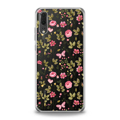 Lex Altern TPU Silicone Huawei Honor Case Cute Pink Plants