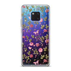 Lex Altern TPU Silicone Huawei Honor Case Cute Pink Plants