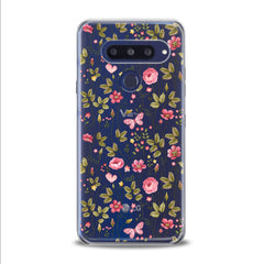 Lex Altern TPU Silicone LG Case Cute Pink Plants