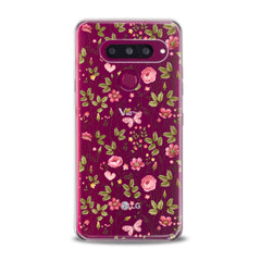 Lex Altern TPU Silicone Phone Case Cute Pink Plants