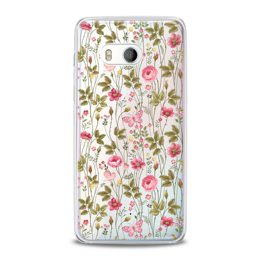 Lex Altern Cute Pink Plants HTC Case