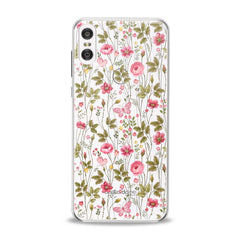 Lex Altern Cute Pink Plants Motorola Case