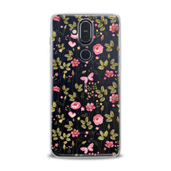 Lex Altern TPU Silicone Nokia Case Cute Pink Plants