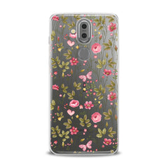 Lex Altern TPU Silicone Phone Case Cute Pink Plants