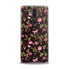 Lex Altern TPU Silicone Nokia Case Cute Pink Plants