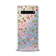 Lex Altern Cute Pink Plants Samsung Galaxy Case