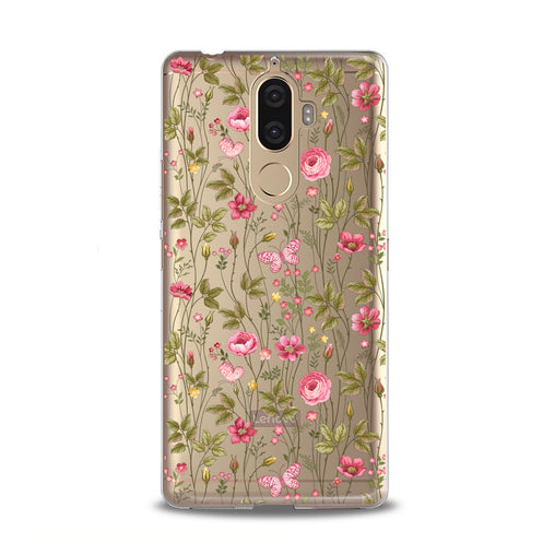 Lex Altern Cute Pink Plants Lenovo Case