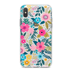 Lex Altern Graphical Colored Flowers Phone Case for your iPhone & Android phone.