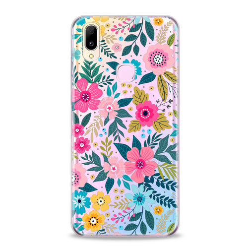 Lex Altern Graphical Colored Flowers Vivo Case