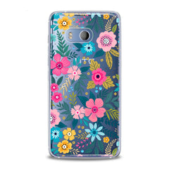 Lex Altern TPU Silicone HTC Case Graphical Colored Flowers