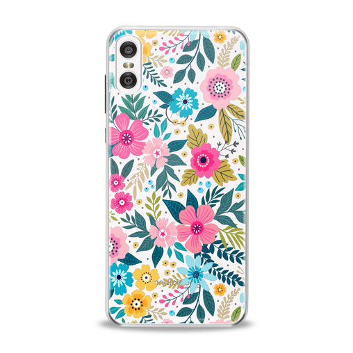 Lex Altern Graphical Colored Flowers Motorola Case